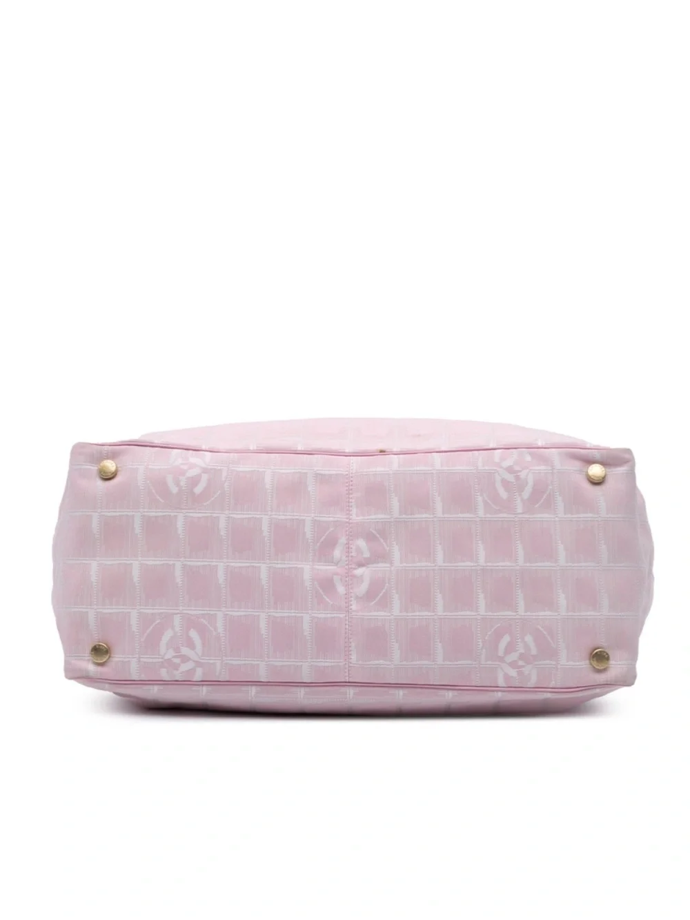 CHANEL CC logo Pink Tote